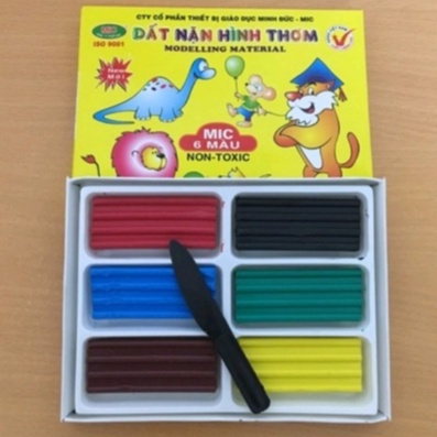 Đồ Chơi Cho Bé, Đồ Chơi Đất Nặn 6 Màu An Toàn Cho Bé