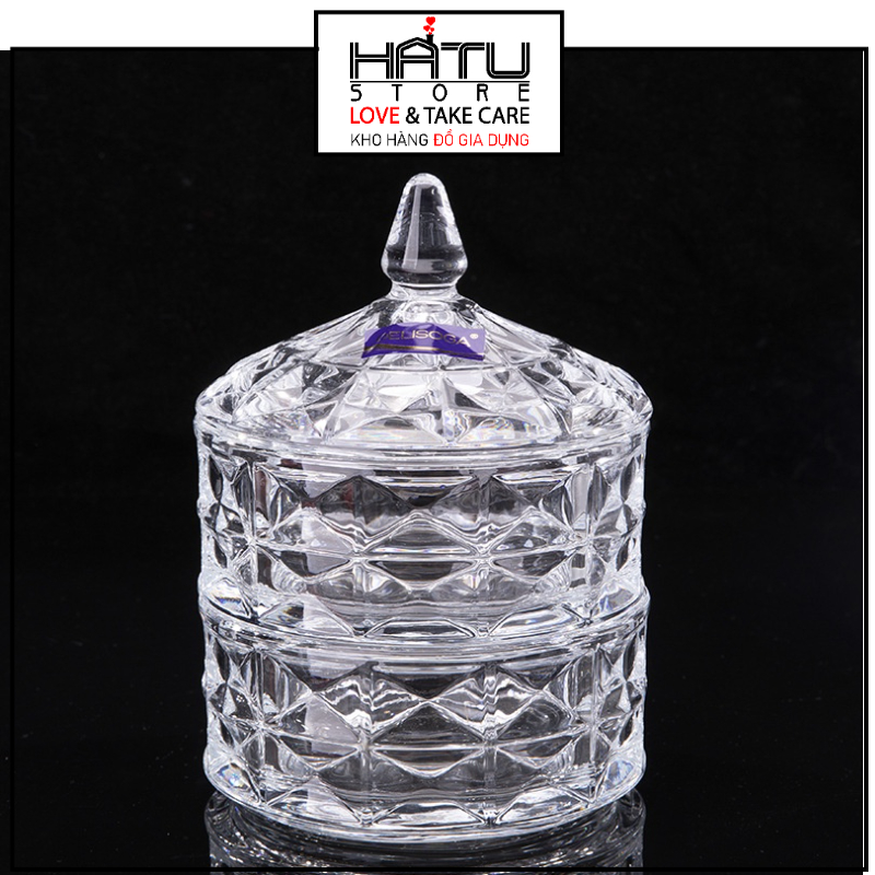 Thố mứt thủy tinh hiện đại sang trọng