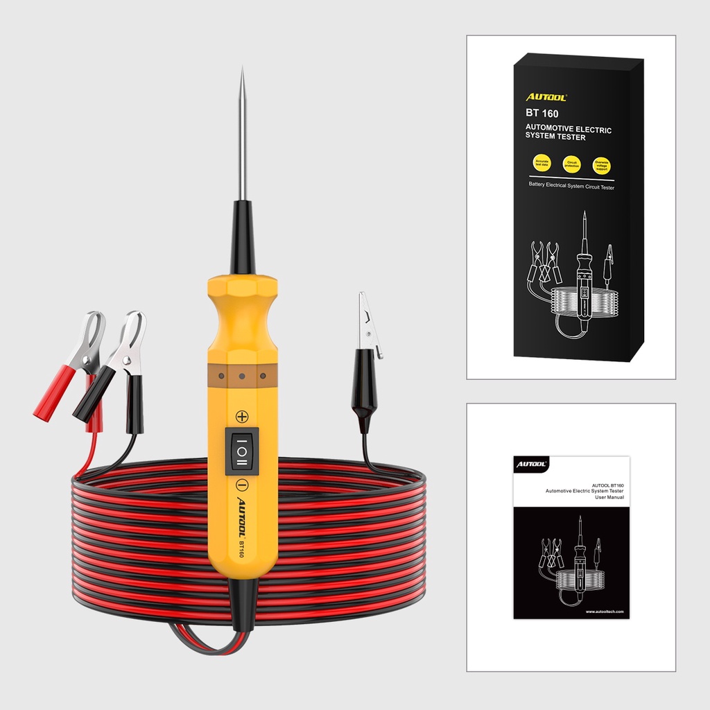 Thiết Bị Kiểm Tra Nguồn Điện Xe Hơi AUTOOL BT160