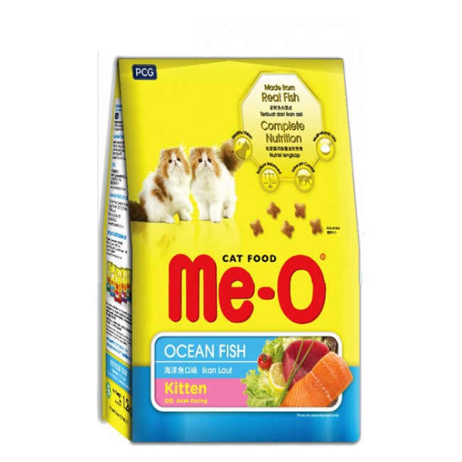 Me-O Cat Kitten Fish Food - Thức ăn cho mèo con Me-O Kitten gói 1.1kg - Thái Lan