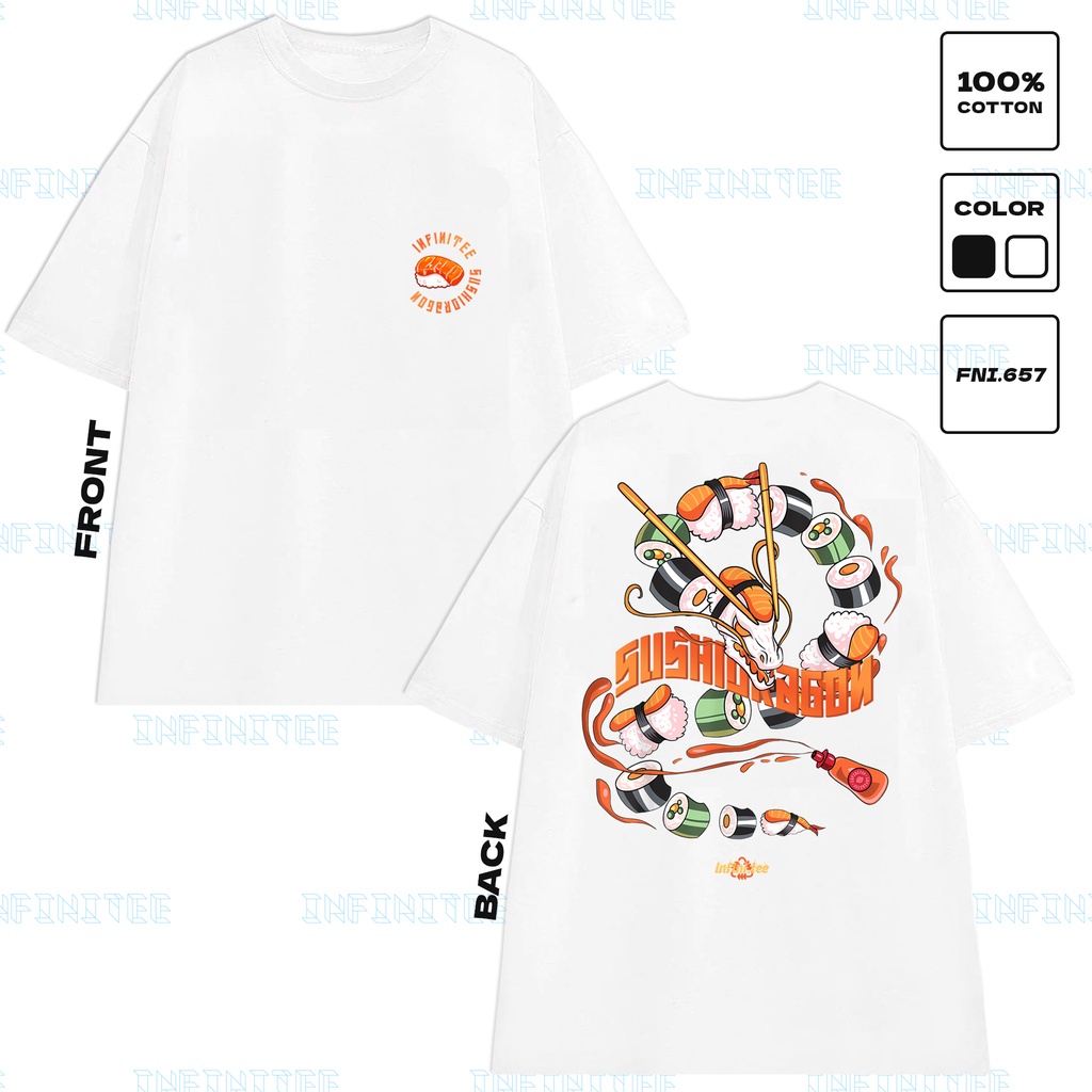 Áo thun INFINITEE Fni0657, Thun 100% Cotton - form rộng Unisex.