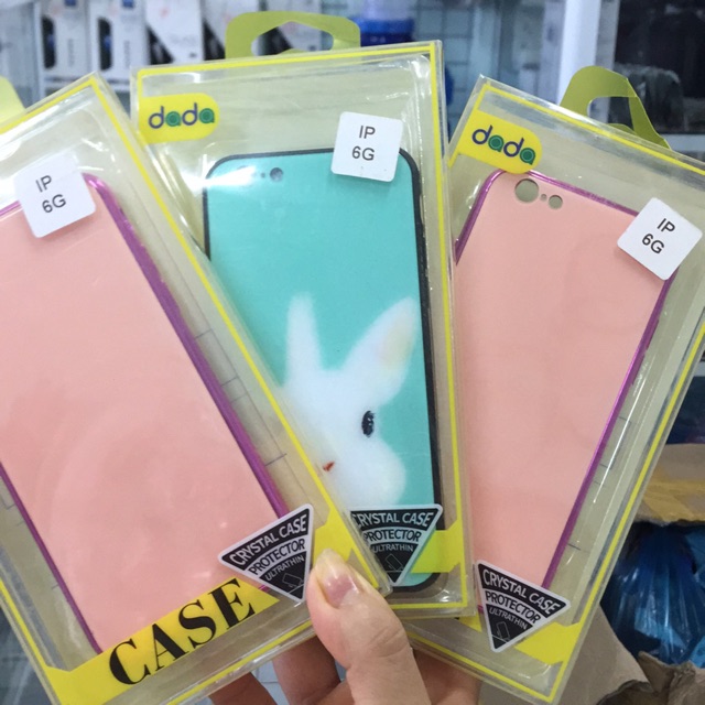 Ốp gương viền màu cho iPhone 6