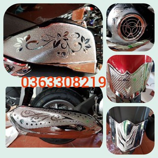 Bộ ốp phụ kiện trang trí bảo vệ Crom xe Latte 5 món 2019-2020