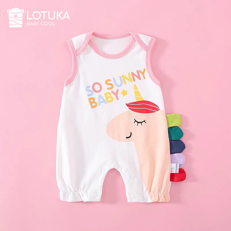 [Vải CAO CẤP] Body Sát Nách cho bé chất Cotton Mềm Mịn mẫu quần áo sơ sinh Bé Trai Bé Gái siêu dễ thương 0 đến 12 tháng