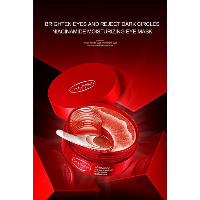 (Hàng Mới Về) Set 60 Mặt Nạ Mắt Collagen Pha Lê Dưỡng Ẩm Loại Bỏ Quầng Thâm | BigBuy360 - bigbuy360.vn