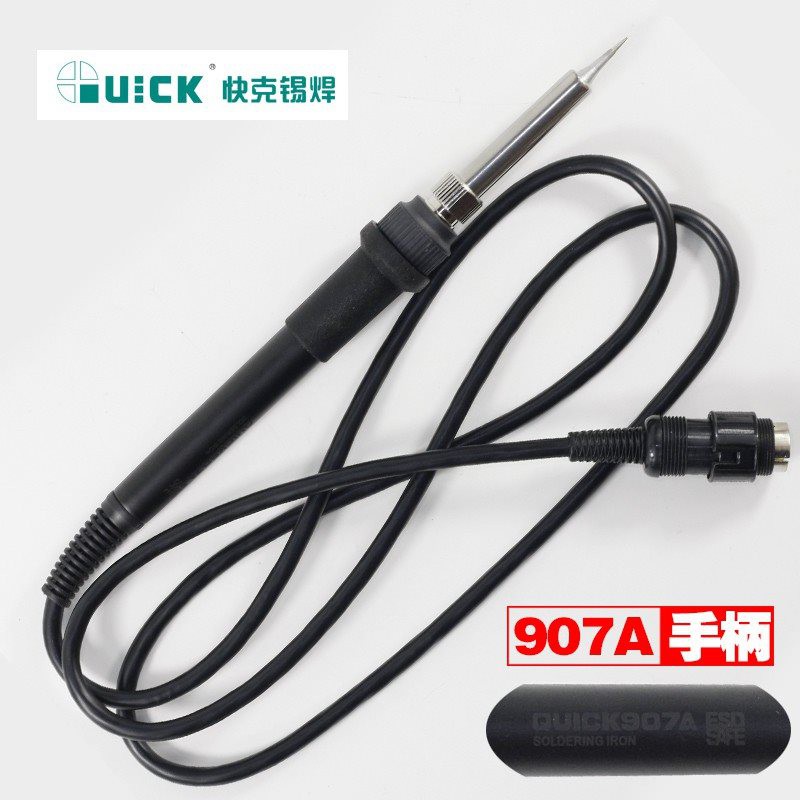 Tay hàn Quick 907A máy hàn Quick 936A, 706W, 706W+ chân thò ra ngoài (đực) lõi sắt