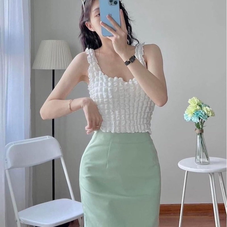 ÁO HAI DÂY XỐP QC ALOHASHOP91