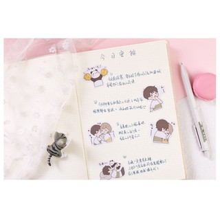 Bộ 45 Sticker Panda Dễ Thương E64