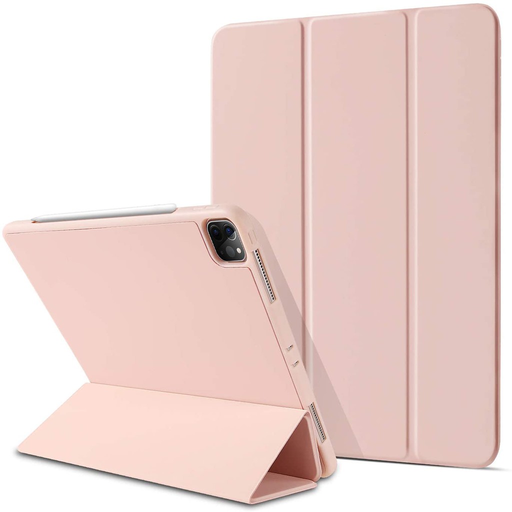 Bao da máy tính bảng có ngăn đựng bút cho ipad air4 10.9 pro11 2020 pro 12.9 2018