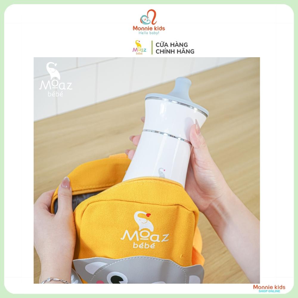 Máy hâm sữa di động Moaz BeBe MB041, Máy ủ bình sữa cầm tay cho bé không dây - Monnie Kids