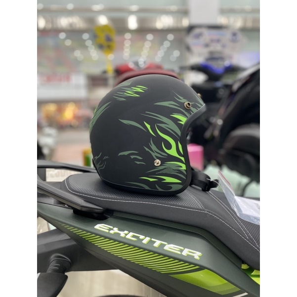 MŨ BẢO HIỂM JET PHIÊN BẢN RIDE AS THE KING CHÍNH HÃNG