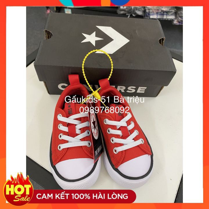 Giày Thể Thao Dáng Converse Cho Bé Trai Bé Gái Hàng Cao Cấp