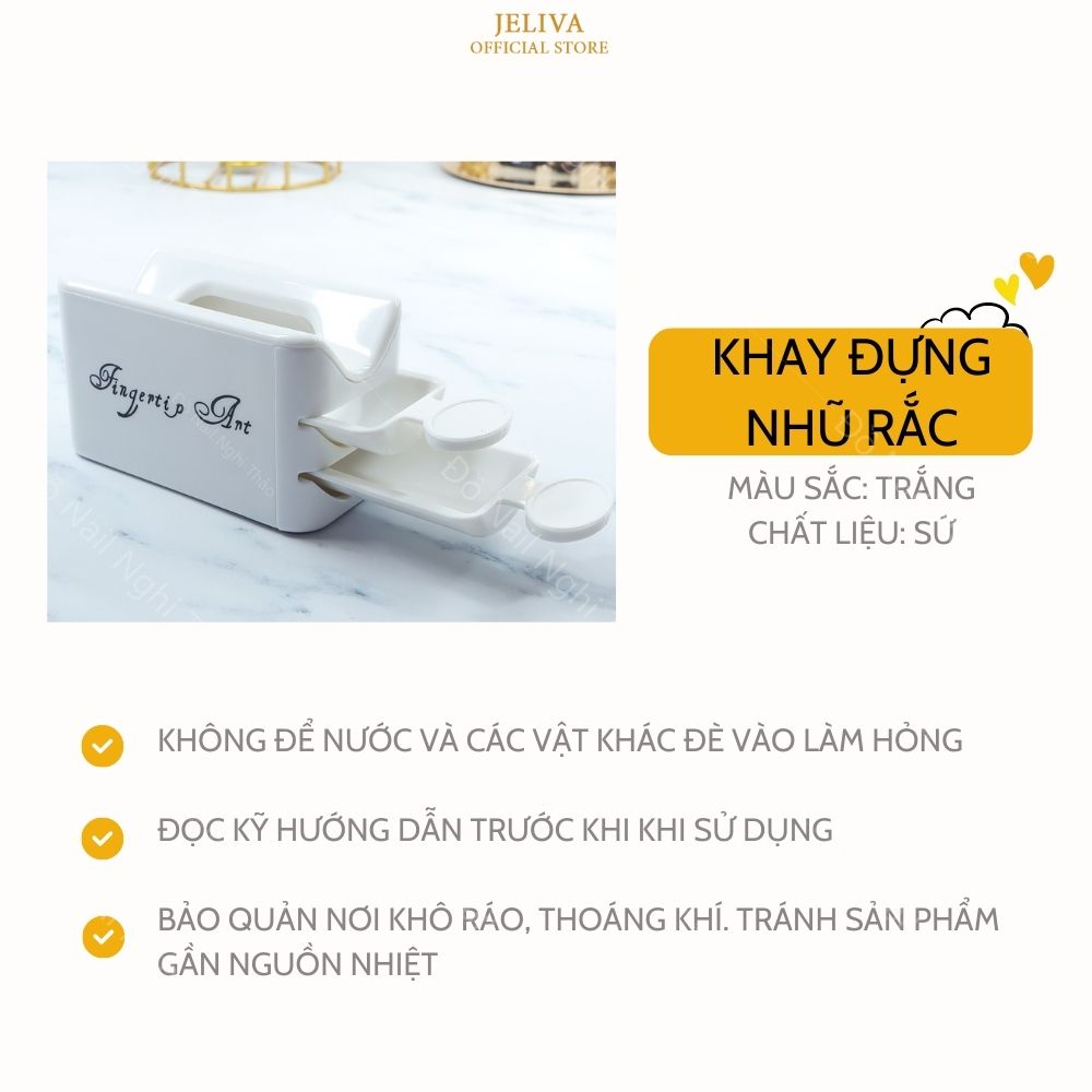 Khay đựng đá rắc nail JELIVA