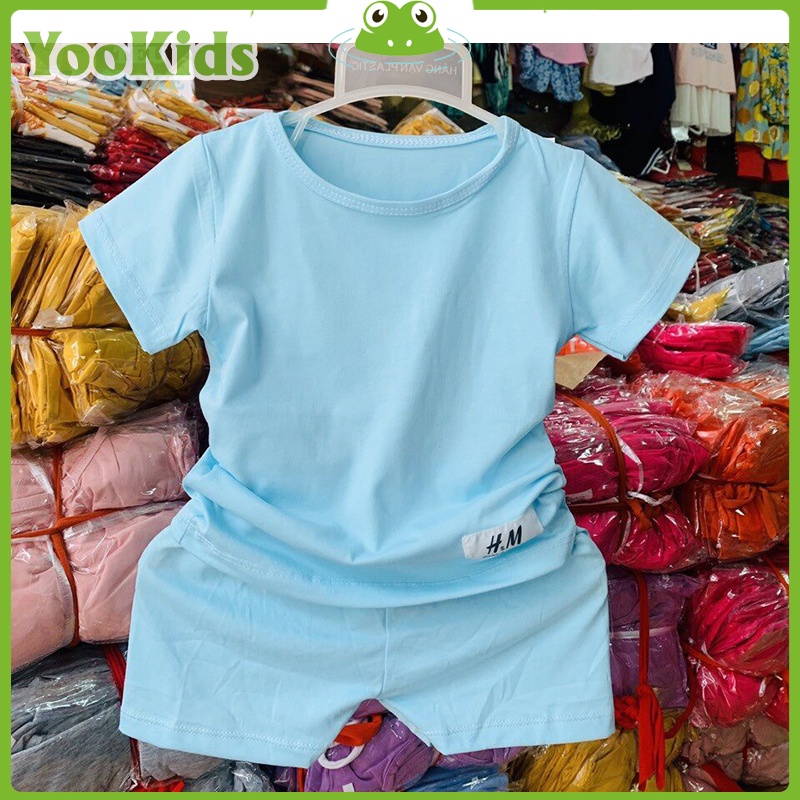 Bộ Đồ Bé Gái -SALE- Đồ Bộ Cho Bé Chất Cotton Thấm Hút Mồ Hôi Co Giãn Cho Bé Từ 6 - 18kg YOOKIDS Size 0 - 5 Tuổi