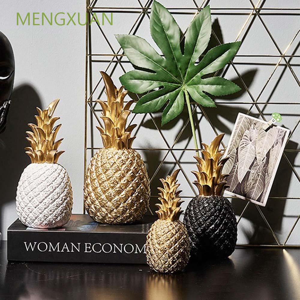 Quả Dứa Bằng Nhựa 3 Màu Để Bàn Trang Trí