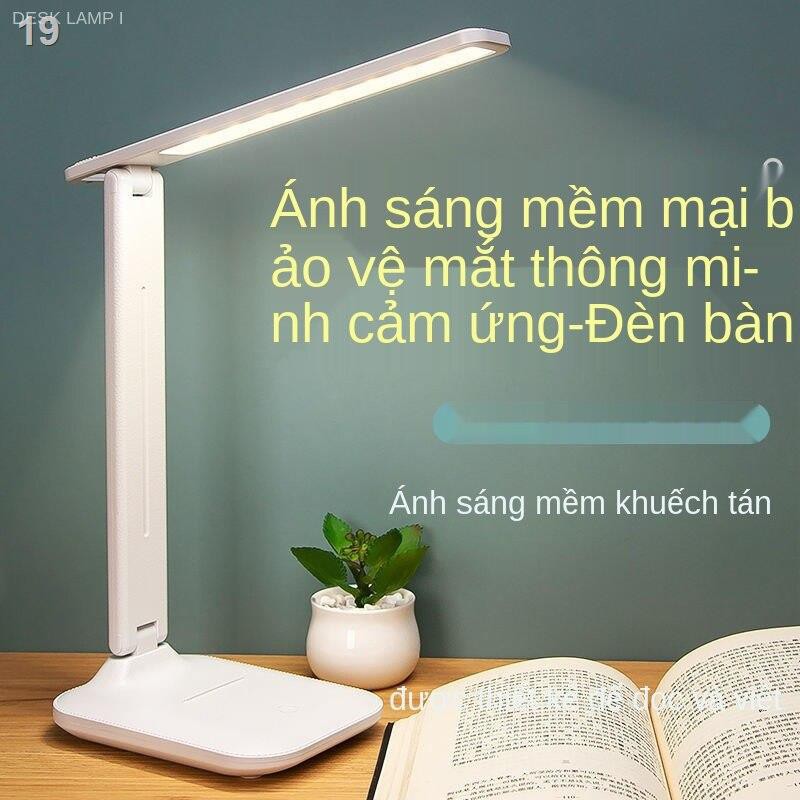 Đèn bàn, học bảo vệ mắt, led sạc và cắm, đọc sách bàn tập phòng ngủ đầu giường usb ký túc xá sinh viên