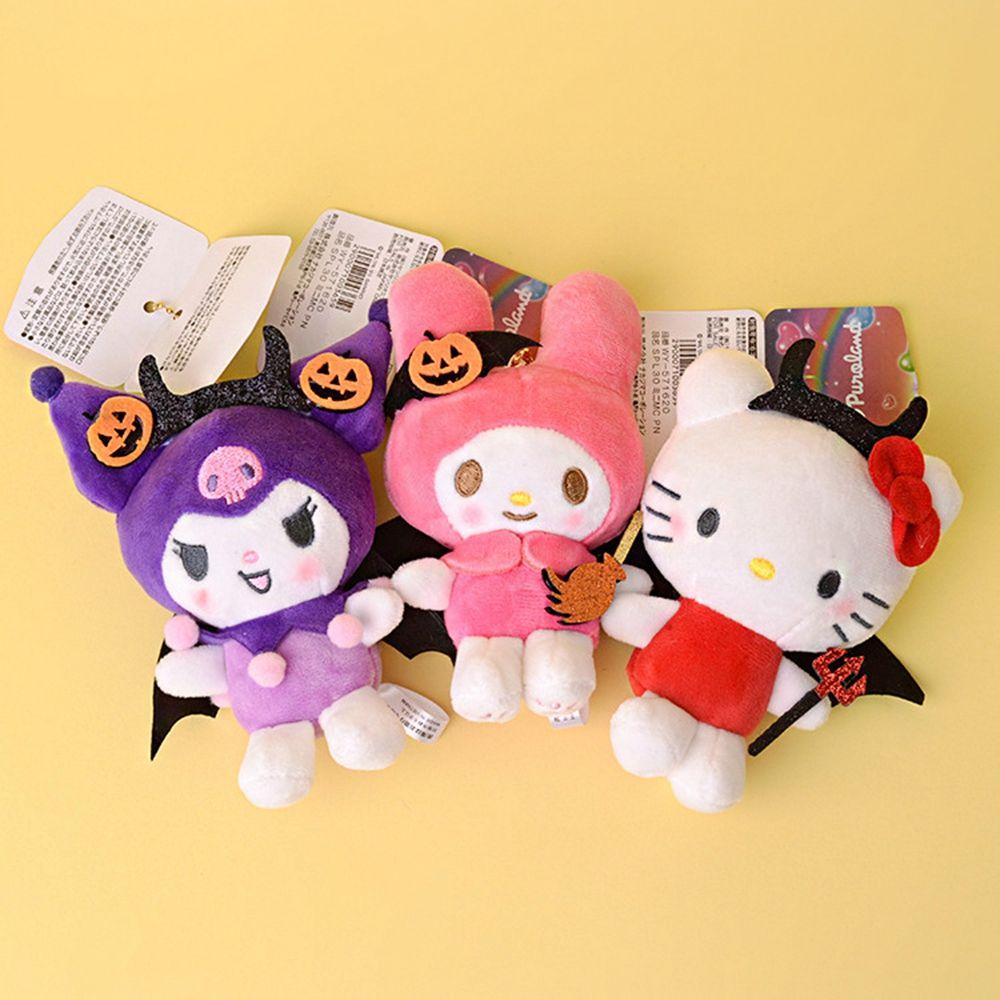 Móc Chìa Khóa Hình Mèo Kitty Melody Nhồi Bông Hoạt Hình Phong Cách Hàn Quốc REBUY1