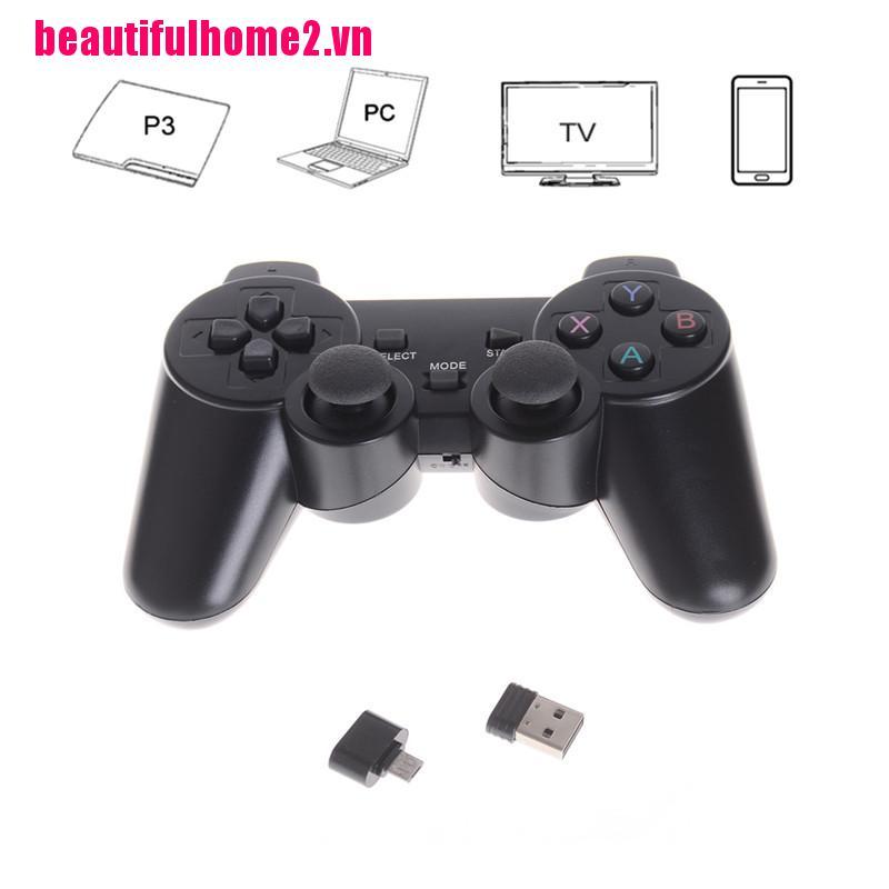 Tay Cầm Chơi Game Không Dây 2.4ghz Cho Ps3 Pc Tv Box