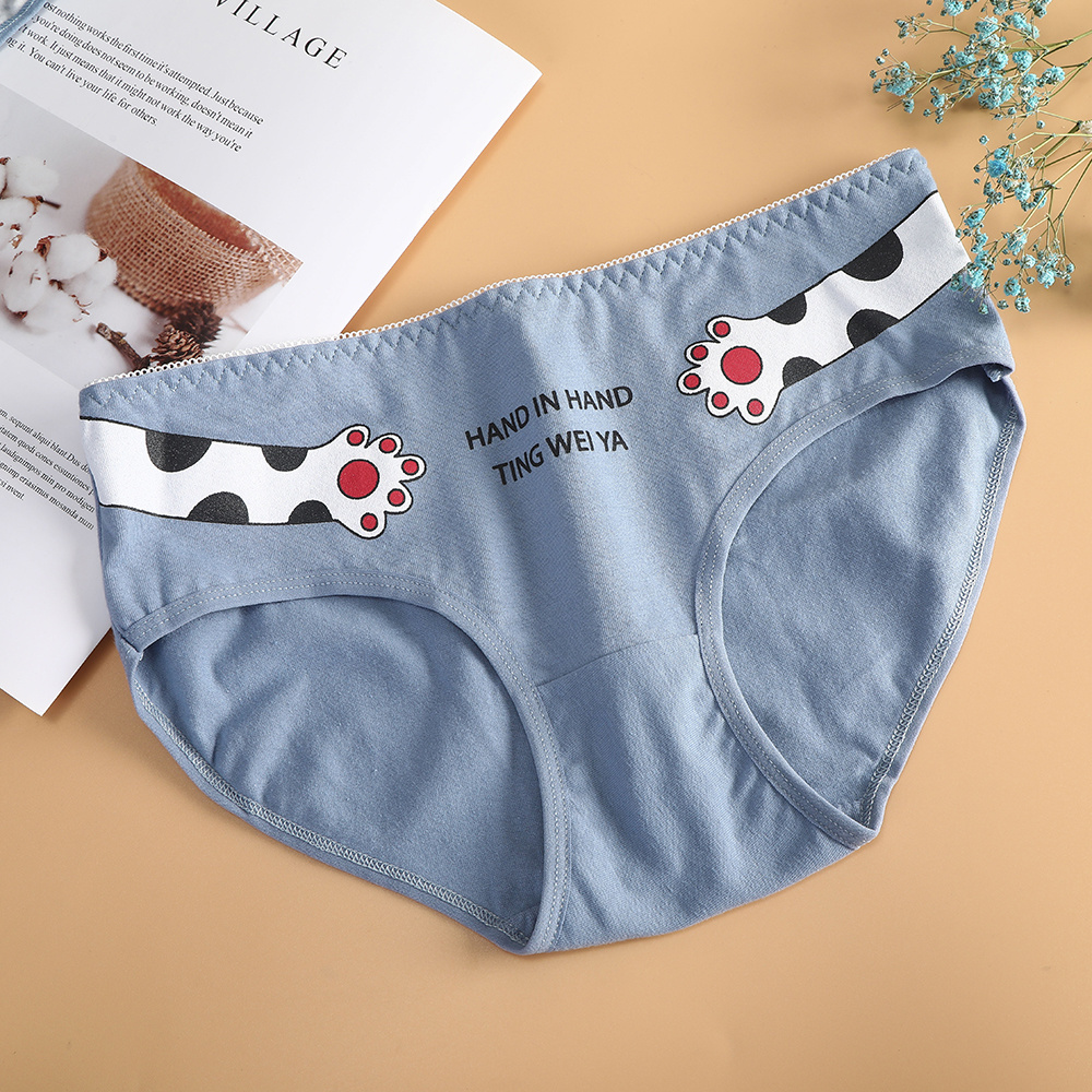 Quần lót Aijolen chất cotton họa tiết hoạt hình xinh xắn cho nữ