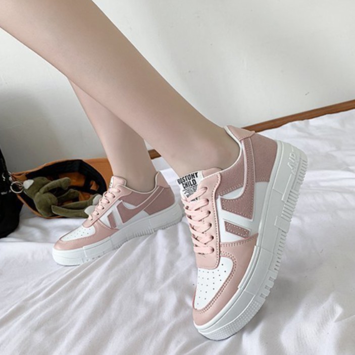 Giày Thể Thao Nữ, Giày Sneaker Nữ Phối Màu Đẹp Mẫu Hot 2021 mã HH 130 | BigBuy360 - bigbuy360.vn