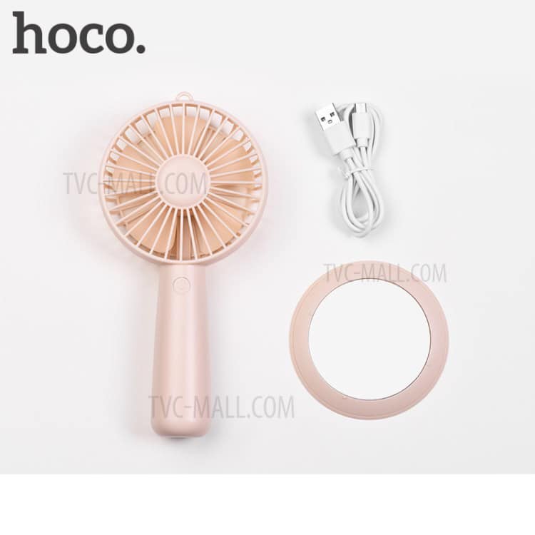 Quạt kèm gương Hoco F8