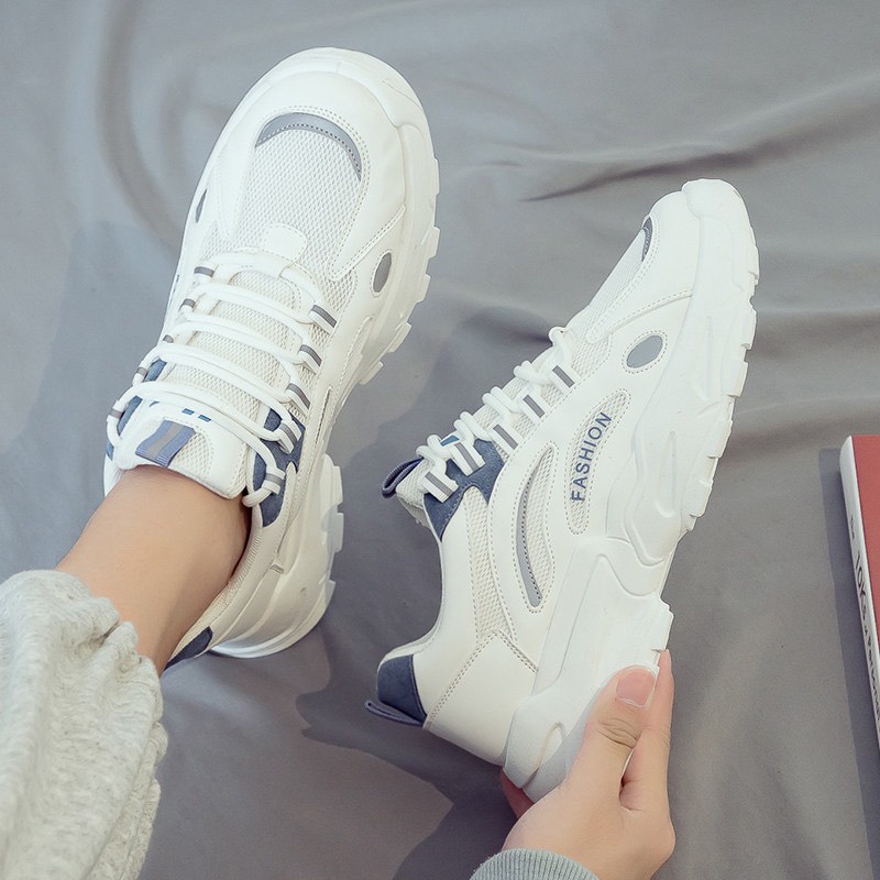 Giày nam tăng 4cm chiều cao Phản Quang Răng Cưa siêu phẩm - giày thể thao nam