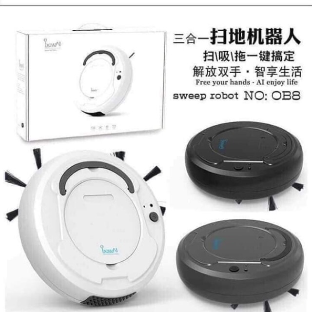 Robot Hút Bụi Thông Minh!! 3in 1