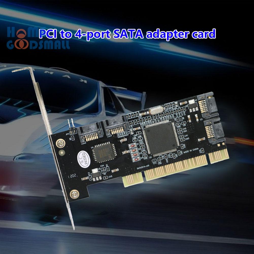 Card Chuyển Đổi Pci Sang 4 Cổng Sata Sil3114 | BigBuy360 - bigbuy360.vn