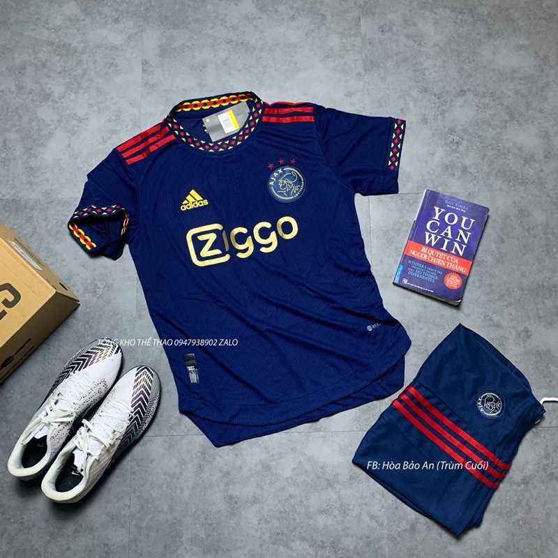 BỘ QUẦN ÁO ĐÁ BANH AJAX MÀU XANH CAO CẤP 2023 MỚI VỀ