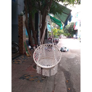 Ghế ngồi Macrame