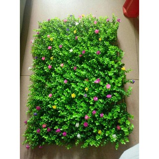 Cỏ nhựa tai chuột pvc nhiều màu sắc kích thước 40*60