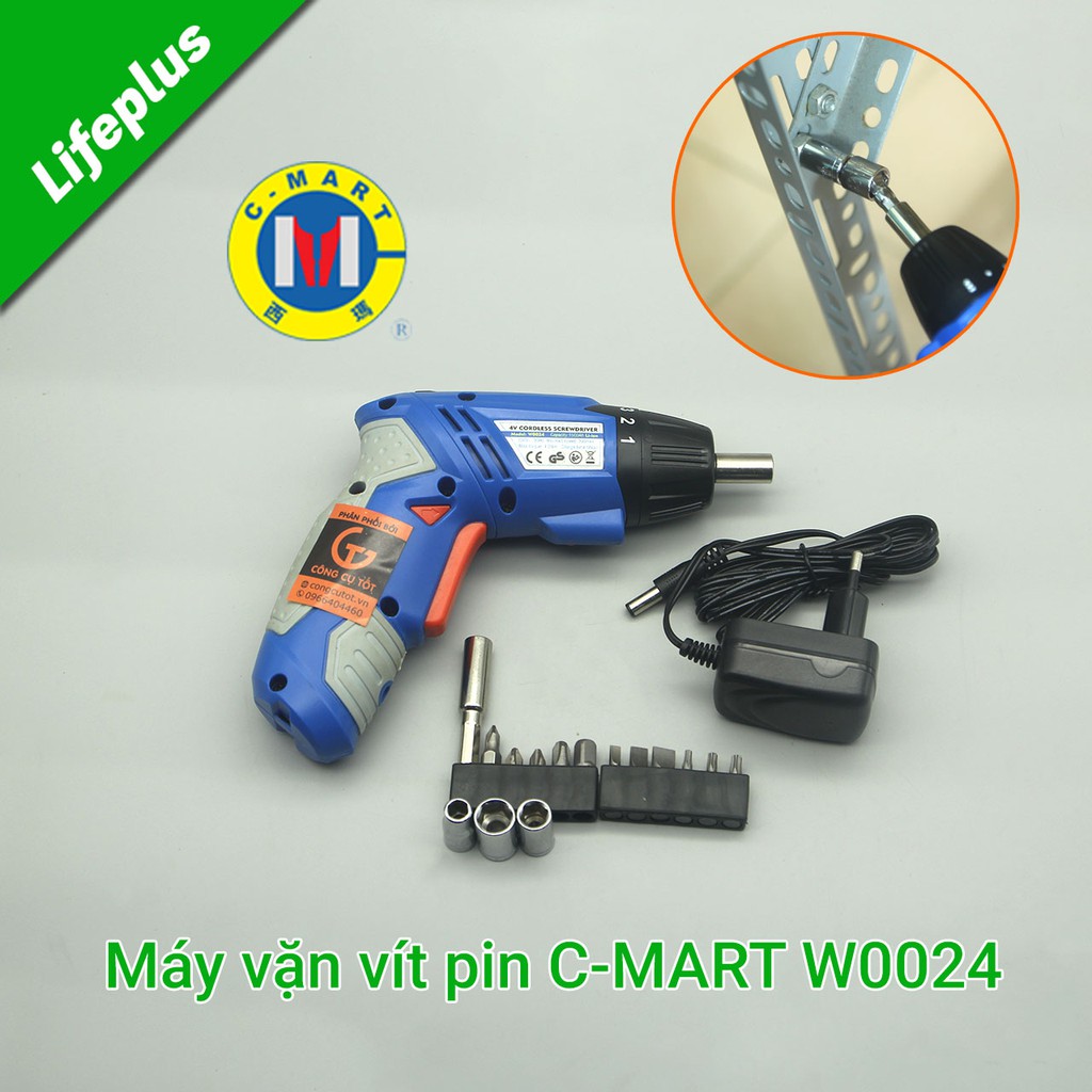 Máy vặn vít pin 4V C-MART W0024