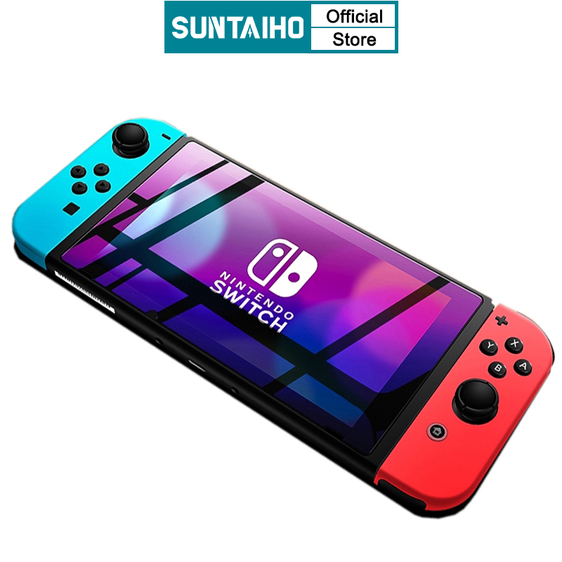 Miếng dán màn hình Suntaiho độ cứng 9H chống ánh sáng xanh - tím bảo vệ mắt cho Nintendo Switch Lite NS
