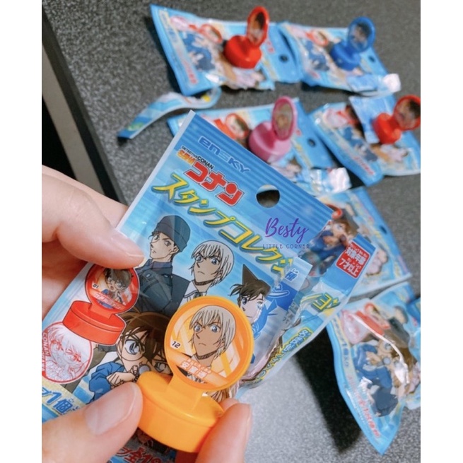 Pack CON DẤU nhân phẩm Detective Conan mới nhất gói nhân phẩm stamp Detective Conan ngẫu nhiên con dấu Conan Akai Amuro