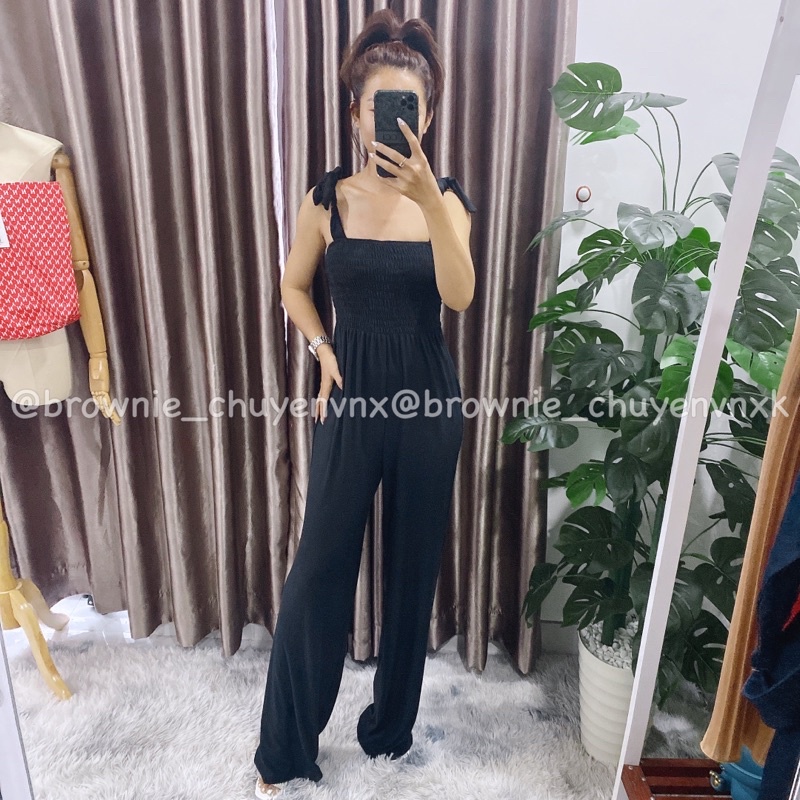 Jumsuits cột nơ vai vnxk
