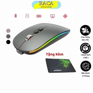 Chuột không dây Bluetooth , Máy tính để bàn có thể sạc lại Máy tính xách tay Văn phòng 2.4G Chuột dạ quang