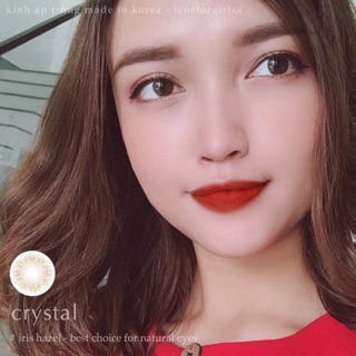 Kính áp tròng SIESTA CRYSTAL IRIS HAZEL dành cho mắt nhạy cảm chính hãng SIESTA | LENS CẬN | LENSFORGIRLSS