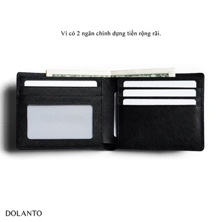 Ví da DOLANTO BRAND® Flat Saffiano Wallet