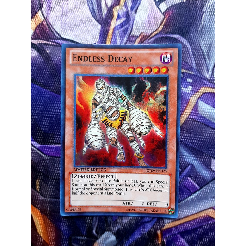 Thẻ Bài Yugioh Mint90 Monster Endless Decay - CT09-EN020 - Super Rare
