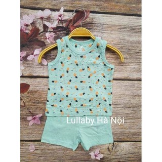 [Lullaby] Bộ sát nách (Ba lỗ) vân thoáng cao cấp (3m-4y)