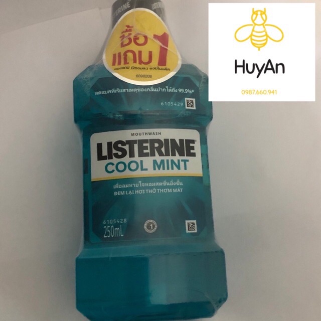 [FREESHIP ĐƠN TỪ 50K] Nước súc miệng Listerine Thái Lan 250ml