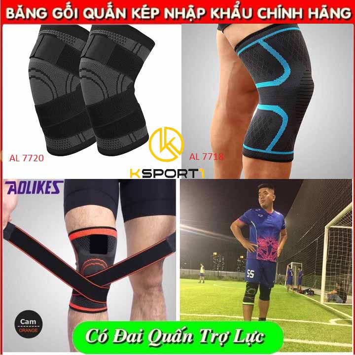 Bó gối ,băng gối thể thao chính hãng Aolikes