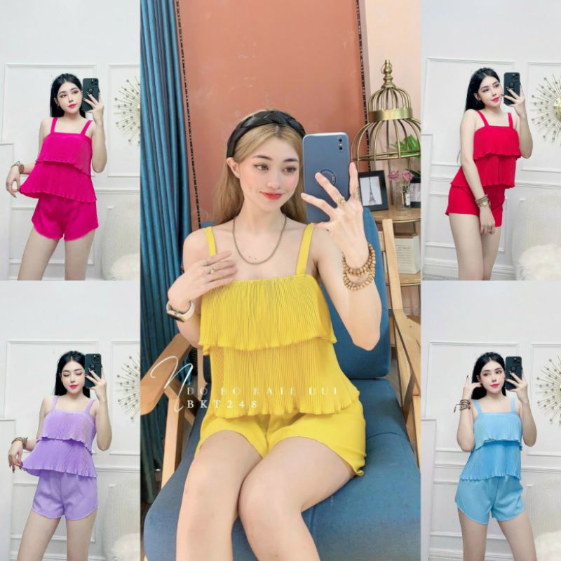 Đồ Bộ Tầng Mặc Nhà Nữ Thời Trang Mới