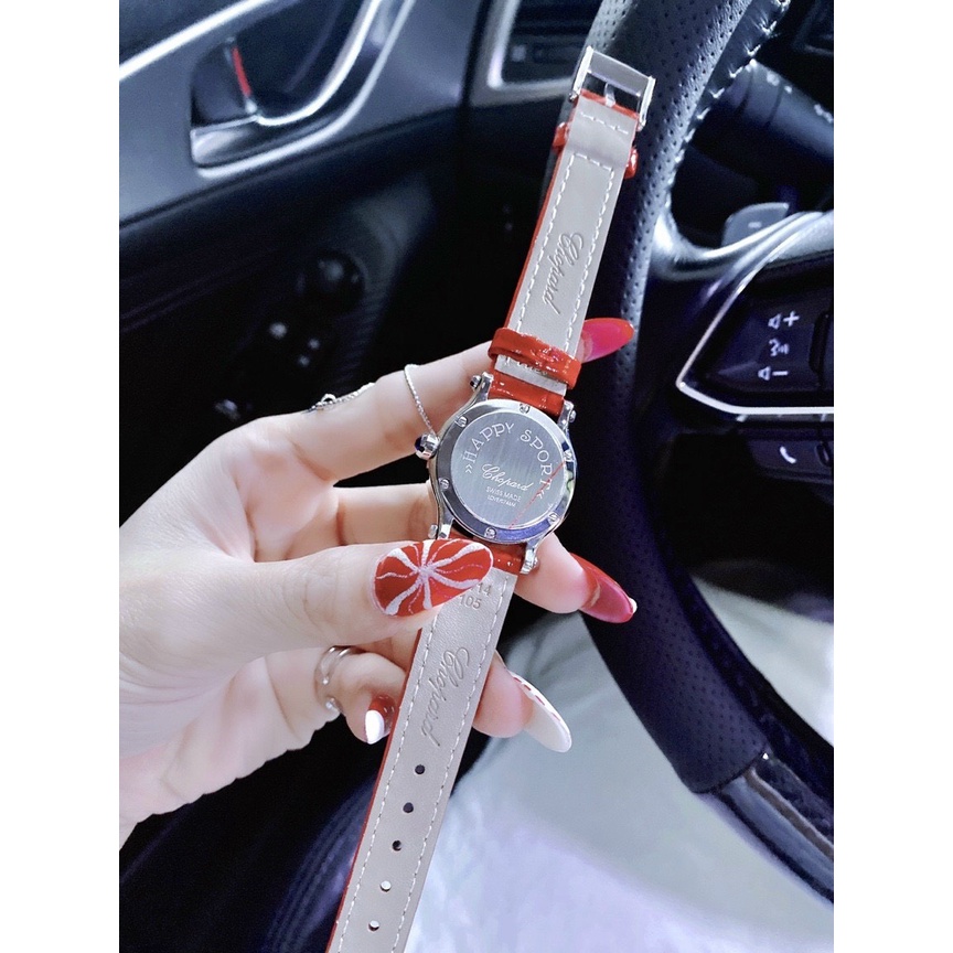 [FULL BOX] Đồng hồ nữ CHOPARD HAPPY SPORT RED - 30mm- Máy Japan core- bảo hành 24 tháng | BigBuy360 - bigbuy360.vn