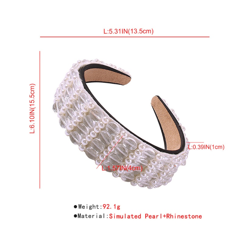 Cài Tóc Đính Hạt Thủy Tinh Trong Suốt Hình Hoa Dành Cho Cô Dâu