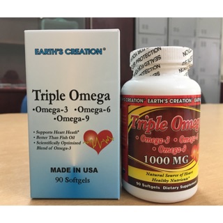 Viên bổ tim mạnh Triple Omega 3,6,9