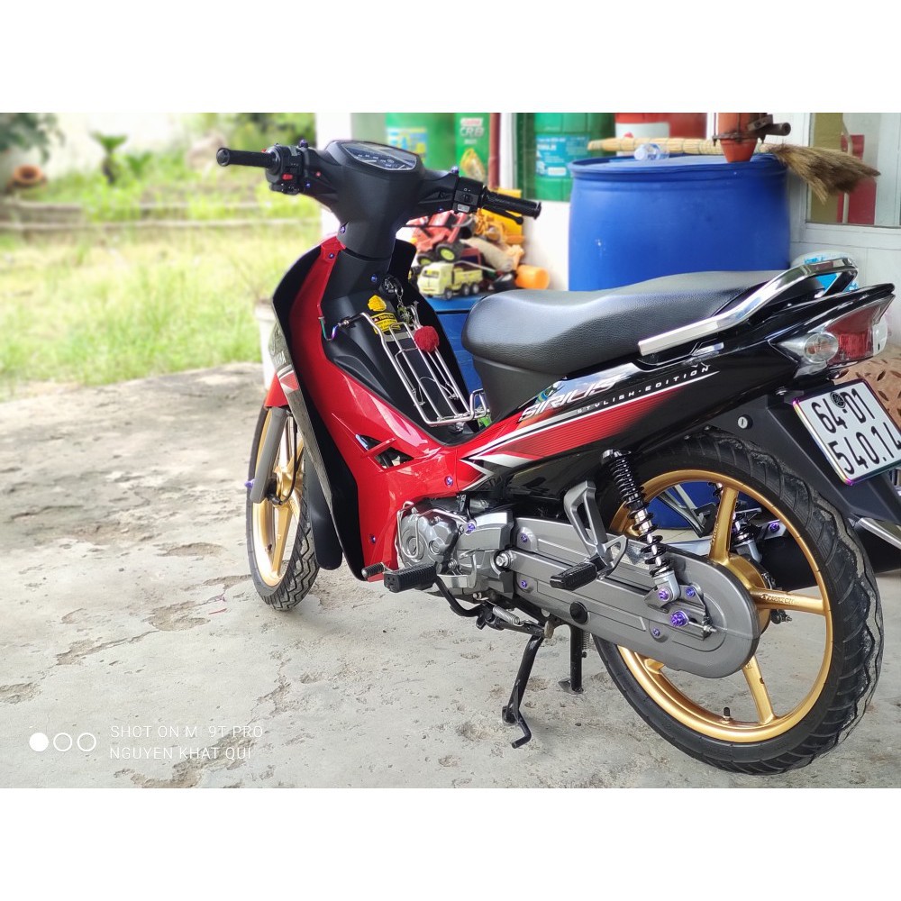 Mâm RCB 5 cây Sirius ex2008 wave 110 dream sirius fi v.v…) bản nhỏ trước đĩa sau đùm - dochoixemay