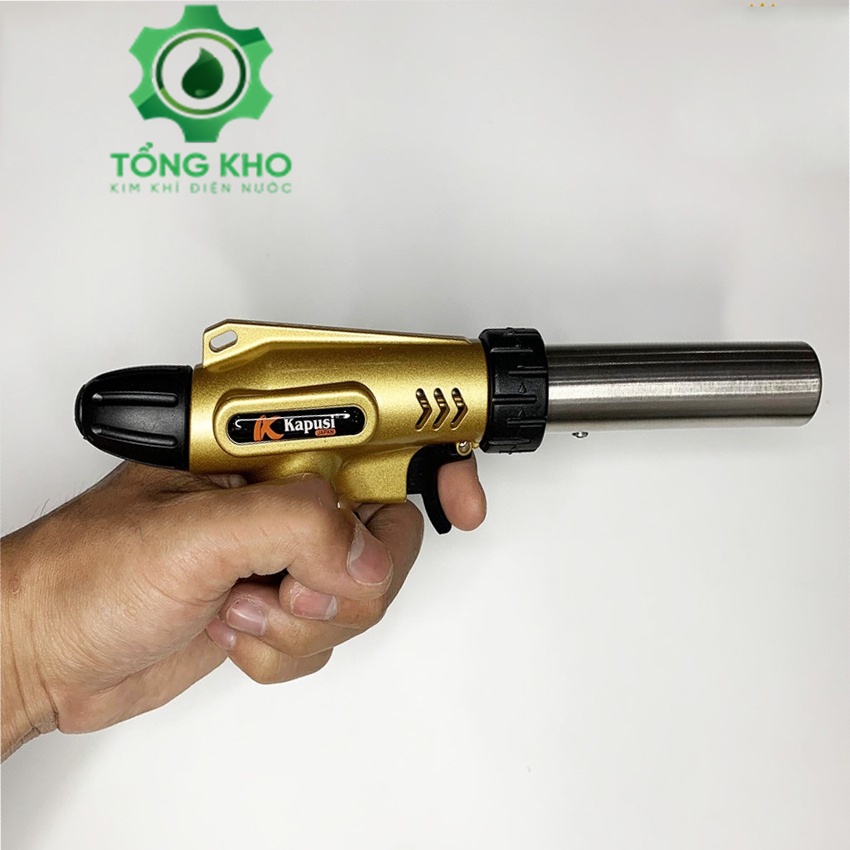 Khò gas mini, đầu khò ga, đèn khò gas tự động đánh lửa Kapusi JAPAN, khò lửa cao cấp - Tổng kho kim khí điện nước