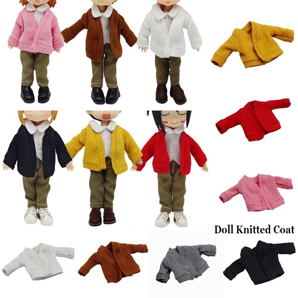 Áo Sweater Dệt Kim Thủ Công Mini Nhiều Màu Sắc Dễ Thương Cho Bé Gái