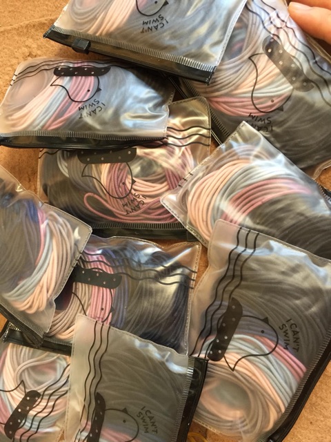 Set dây cột tóc 100 cái.